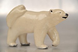 Ourse et petit. H : 20 cm L : 23 cm