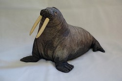 Morse grès enfumé . L : 18 cm